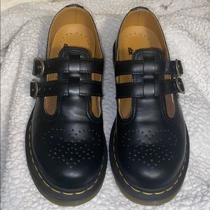Dr. Marten Twin strap Mary Janes black
